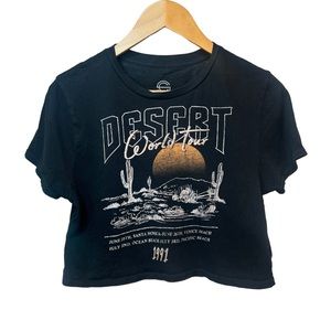 Desert Cropped Vintage Concert Tee
